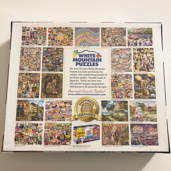 White Mountain Statue of Liberty Steve Crisp Jigsaw Puzzle 1000 pc SEALED - Picture 2 of 3